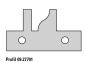 Preview: 1 Paar HW-Profilmesser 45x25x2mm für Konterprofilfräser KONTERSPEED 09.27701