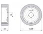 Preview: 6x Vorschubrollen 120x25x16mm passend für ELU