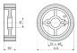 Preview: Vorschubrolle 113x50x35mm passend für Haffner