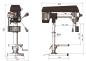 Preview: Radialbohrmaschine OPTIdrill RB 6T inkl. Maschinenschraubstock