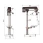 Preview: Radialbohrmaschine / Säulenbohrmaschine OPTIdrill RB 8S