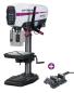 Preview: Tischbohrmaschine Optimum OPTIdrill DP 26V-T mit Vario-Antrieb im Aktions-Set inkl. Maschinenschraubstock