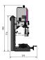 Preview: Bohr-Fräsmaschine OPTImill MH 2DV mit elektronisch regelbarem Antrieb und digitalem Display