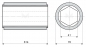 Preview: Vorschubrolle Ø 76x814x41mm 65ShA grau passend für Kölle