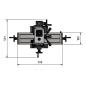 Preview: Bohr-Fräsmaschine OPTImill MH 2DV mit elektronisch regelbarem Antrieb und digitalem Display
