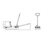 Preview: Rangierwagenheber Unicraft SRWH 3000 QL Tragkraft 3t Hub 500mm Unterfahrhöhe min. 145mm