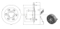 Preview: 3-Backendrehfutter D=315 mm Camlock DIN ISO 702-2 Nr. 8