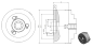 Preview: 4-Backendrehfutter D=160 mm Camlock DIN ISO 702-2 Nr. 4