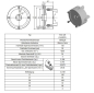 Preview: 4-Backendrehfutter Guss, einzeln spannend D=125 mm DIN 6350