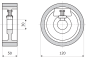 Preview: Vorschubrolle 120-50-30 V passend für SCM SINTEX