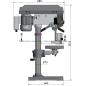 Preview: Tischbohrmaschine Optimum OPTIdrill D 23Pro (400 V) Aktions Set