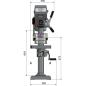 Preview: Tischbohrmaschine Optimum OPTIdrill D 23Pro (400 V) Aktions Set