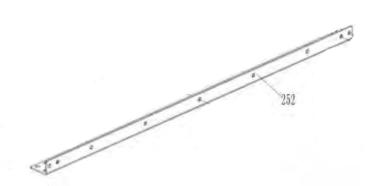 Ersatz-Steg für Blockbandsäge HBBS 400 Pos. 252 #05670401C252