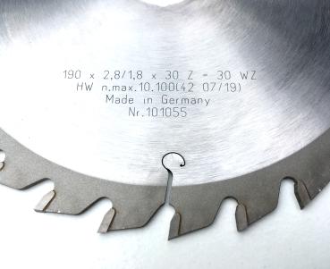 FLURY HW-Handkreissägeblatt-Set Ø190mm Z=24/30/48 WZ
