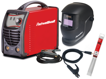 Schweißgerät - Elektrodeninverter EASY-STICK 121 inkl. Helm und Elektroden