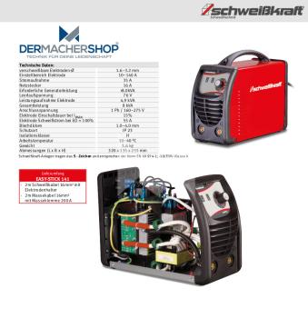 Schweißgerät - Elektrodeninverter EASY-STICK 141