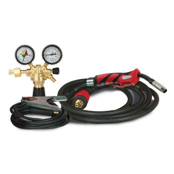 Impuls-Schutzgasschweißgerät CRAFT-MIG 201 LCD P Synergic SET 3 +Helm +Handschuhe +5kg Schweißdraht + WIG-Brenner
