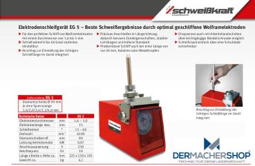 Elektrodenschleifgerät EG 5 für Wolframelektroden