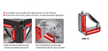 Schaltbarer Schweißwinkelmagnet SWM 35
