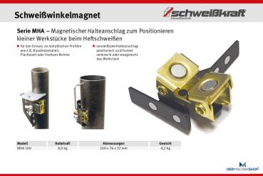 Magnetischer Halteanschlag Fixieranschlag MHA 100