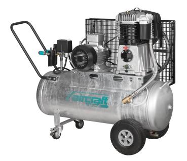 Kolbenkompressor mit Riemenantrieb Aircraft AIRPROFI 703/100/15