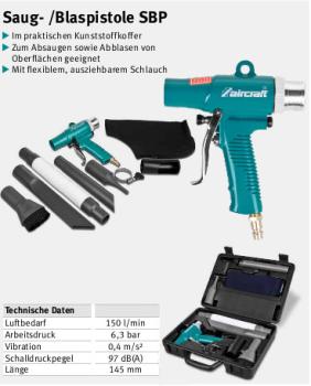 Saug-Blaspistole Aircraft SBP