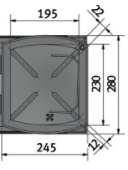 Ersatz-Bohrtisch für Bohrmaschine B/D23PRO Pos. 93 #0300323193