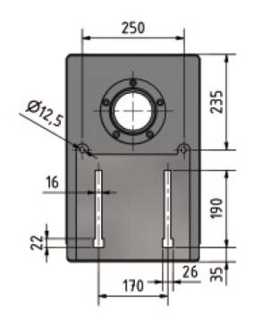Ersatz-Bodenplatte für Bohrmaschine B26/D26PRO Pos. 98 #0300326398