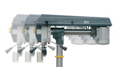 Radialbohrmaschine / Säulenbohrmaschine OPTIdrill RB 8S inkl. Maschinenschraubstock