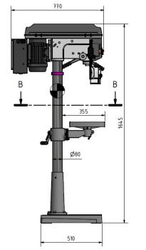 Säulenbohrmaschine OPTIdrill D 26Pro Vario