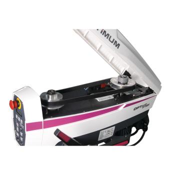 Tischbohrmaschine OPTIdrill DP 26BV-T (400V) mit VARIO-Drehzahl + Gewindeschneidfunktion inkl. Maschinenschraubstock