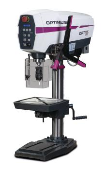 Tischbohrmaschine Optimum OPTIdrill DP 26V-T mit Vario-Antrieb im Aktions-Set inkl. Maschinenschraubstock