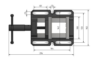 Maschinenschraubstock BMP 100