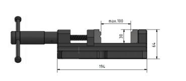 Maschinenschraubstock BMP 100