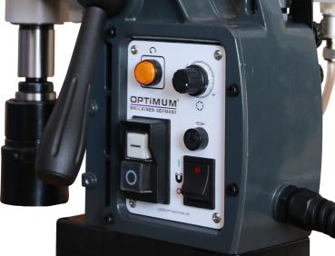 Magnetkernbohrmaschine OPTIdrill DM 50V mit stufenloser Drehzahl +Bohrer-Set +Schneidpaste