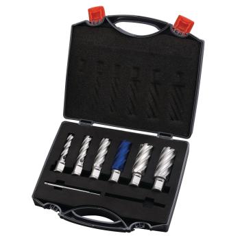 Magnetkernbohrmaschine / Magnetbohrmaschine OPTIdrill DM 50 +Bohrer-Set +Schneidpaste