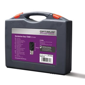 6-teiliges Kernbohrer-Set mit glatter TiAlN 30 Hart-Beschichtung