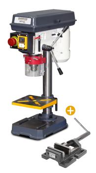Tischbohrmaschine quantum DQ 13 (230V) inkl. Maschinenschraubstock