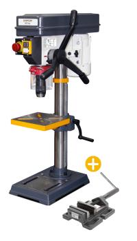 Tischbohrmaschine quantum DQ 16 (230V) inkl. Maschinenschraubstock