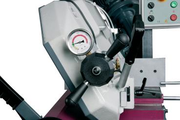 Metallbandsäge OPTIsaw S 310V mit Drehteller mit schwenkbarem Sägebügel und Frequenzumrichter