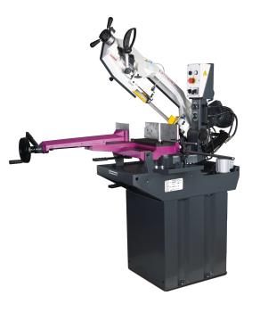 Metallbandsäge OPTIsaw S 285E mit schwenkbarem Sägebügel und 2 Sägeband-Geschwindigkeiten