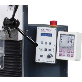 Bohr-Fräsmaschine Optimum OPTImill MH 22VD mit stufenlosem Antrieb und DRO 5