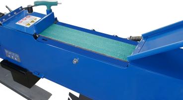 Kombinierte Rohr-, Profil- und Bandschleifmaschine Metallkraft KRBS 101 AS mit integrierter Absaugung