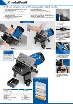 Kantenentgrater /  Kantenentgratgerät KE 100 inkl. 10 Ersatzschneidplatten