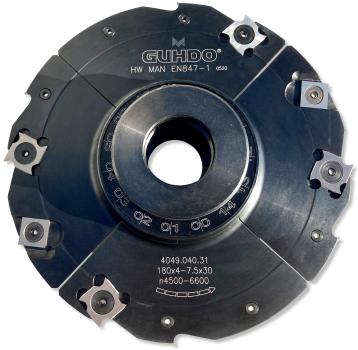 GUHDO HW-WPL-Verstellnuter mit Einstellbüchse Ø180x4,0-7,5x30 Z8+V4 4050.040.31