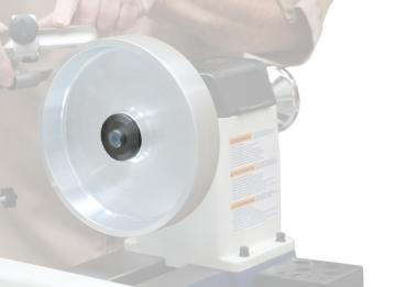 Aufnahmeflansch für CBN Schleifscheibe an Drechselmaschinen mit Aufnahme M33 x 3,5