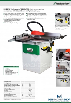 Tischkreissäge TKS 254 PRO (230 V)