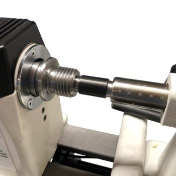 Doppelkonus MK2 zum Ausrichten von Spindelkopfes und Reitstock beim Drechseln