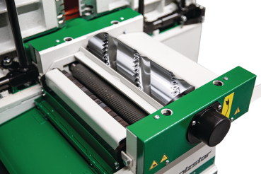 Abricht-Dickenhobel-Maschine ADH 41 mit Spiral-Hobelmesserwelle