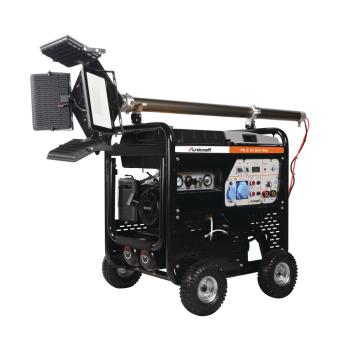 4in1 Mobiler Stromerzeuger +Schweißgerät +Kompressor +Lichtmast PG-E 55 SEA